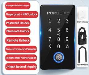 Populife FingerPrint Smart Keybox Pro-Online